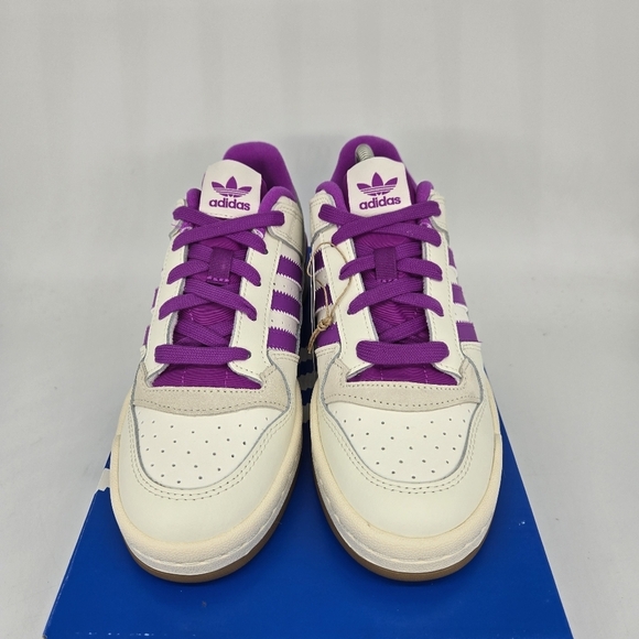 adidas Forum Low CL Sneakers - White | Free Shipping with  New Adidas Forum Low CL \'White Purple Burst\' Women\'s Shoes Size 7.5